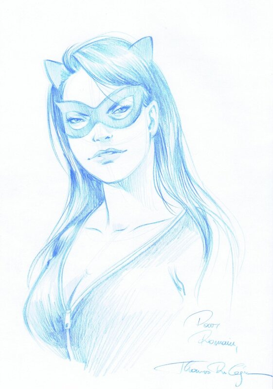 Catwoman par Du Caju - Dédicace