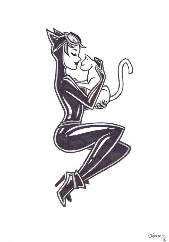 Catwoman par Perrault - Comic Strip
