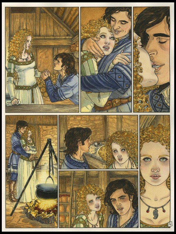 Béatrice Tillier, Jean Dufaux, 2016 - Complainte des landes perdues - Tome 2 - Cycle 3 - Planche originale