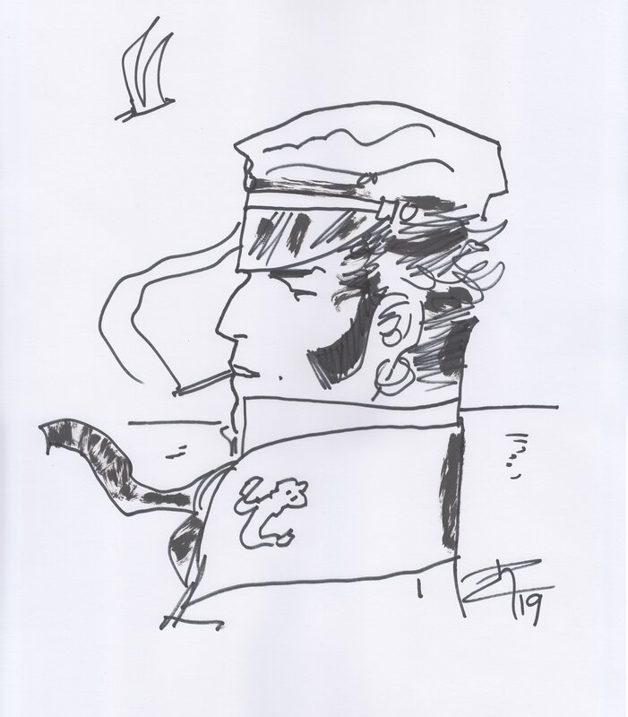 Corto Maltese by Rubén Pellejero - Sketch
