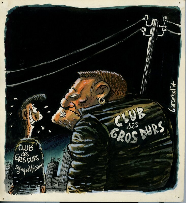 For sale - Manu Larcenet - Gros Durs - Original Illustration