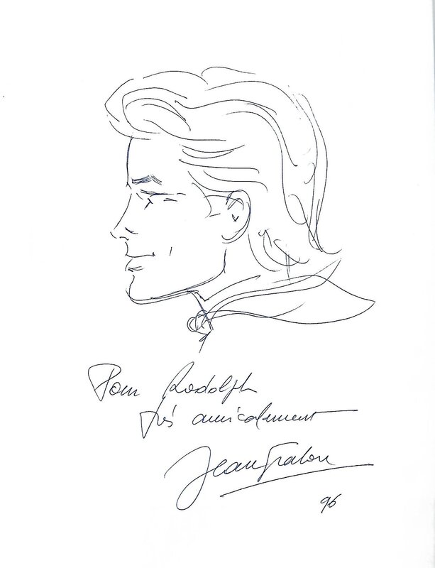 James Dean by Jean Graton - Sketch