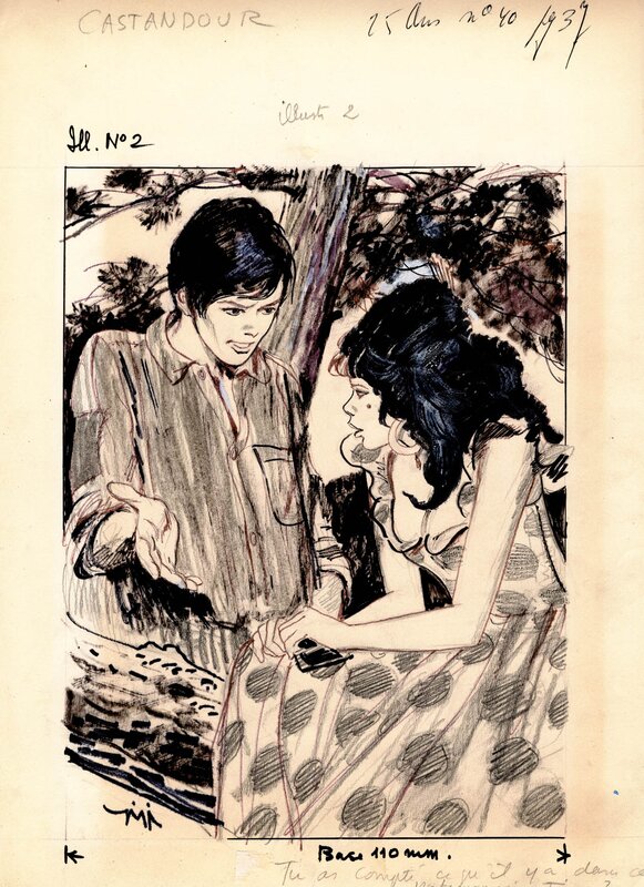 Robert Gigi, Castandour illustration n° 2 - Original Illustration
