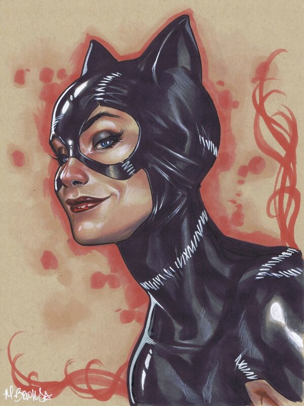 Catwoman par Brooks - Original Illustration