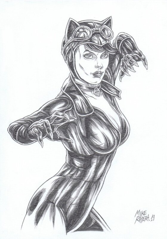 Catwoman par Ratera - Original Illustration