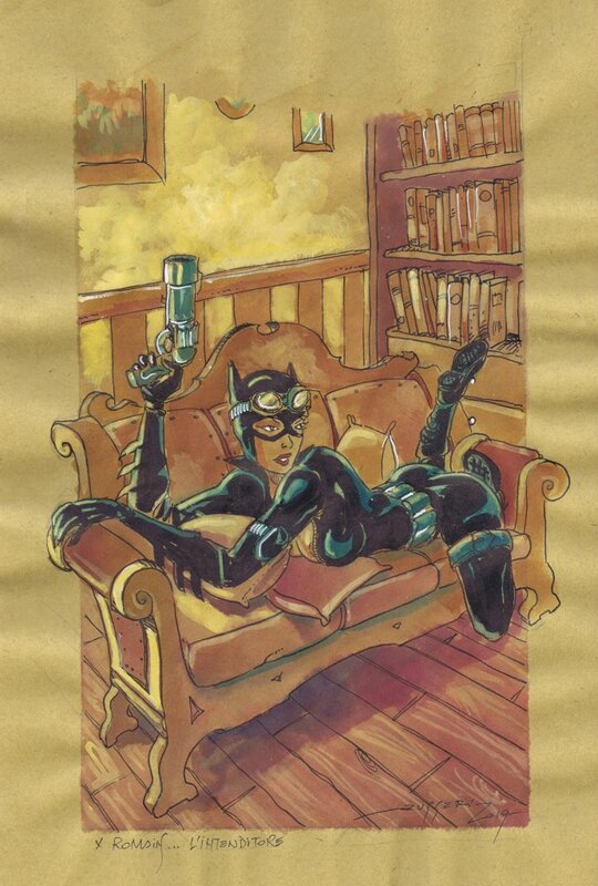 Catwoman par Ruggeri - Illustration originale