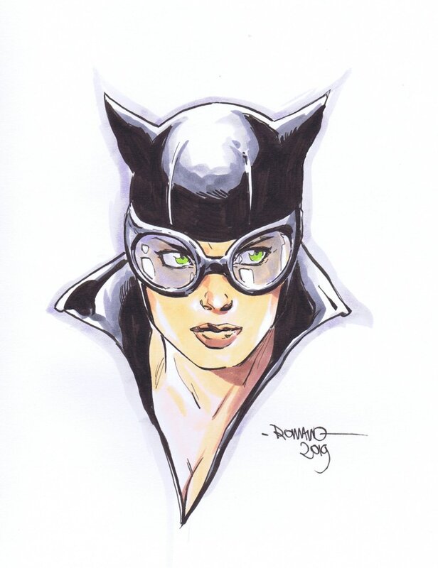 Catwoman par Molenaar - Dédicace