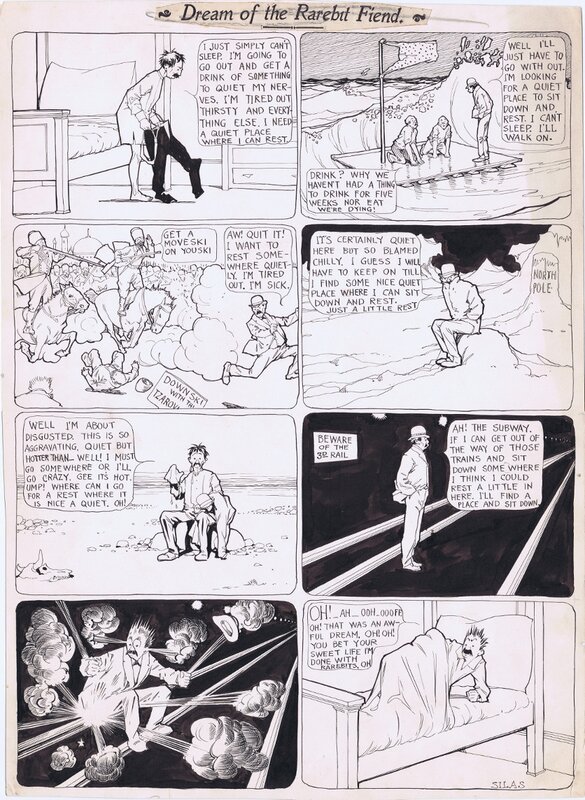 Rarebit Fiend by Winsor McCay - Comic Strip