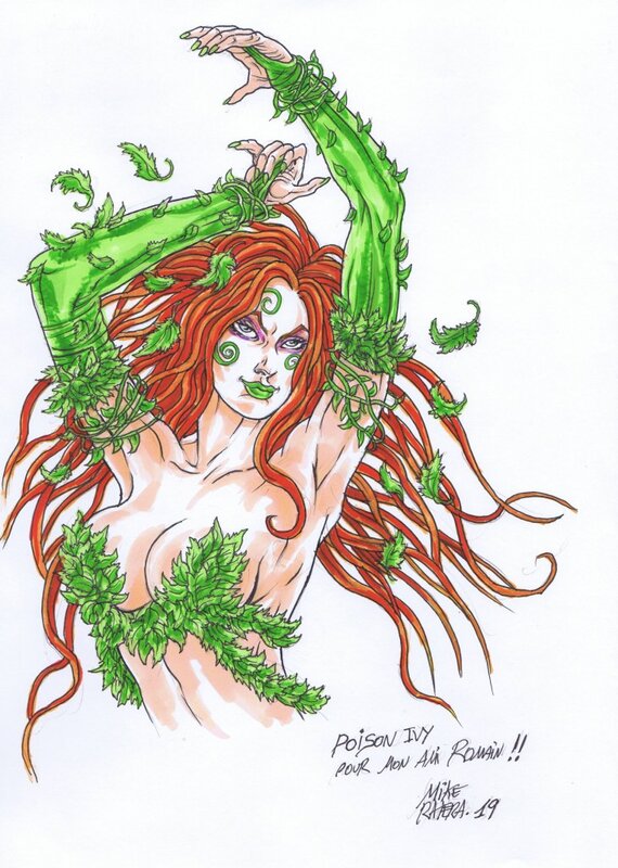 Poison Ivy par Mike Ratera - Dédicace