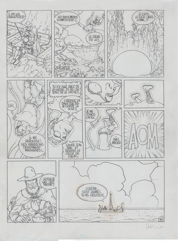 Arno, Alejandro Jodorowsky, Alef Thau - Le Prince Manchot p16 - Planche originale