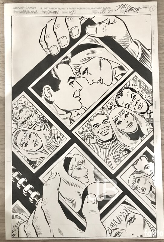 Webspinners - Tales of Spider-man #1 Romita Gwen Stacy SOLD - Illustration originale