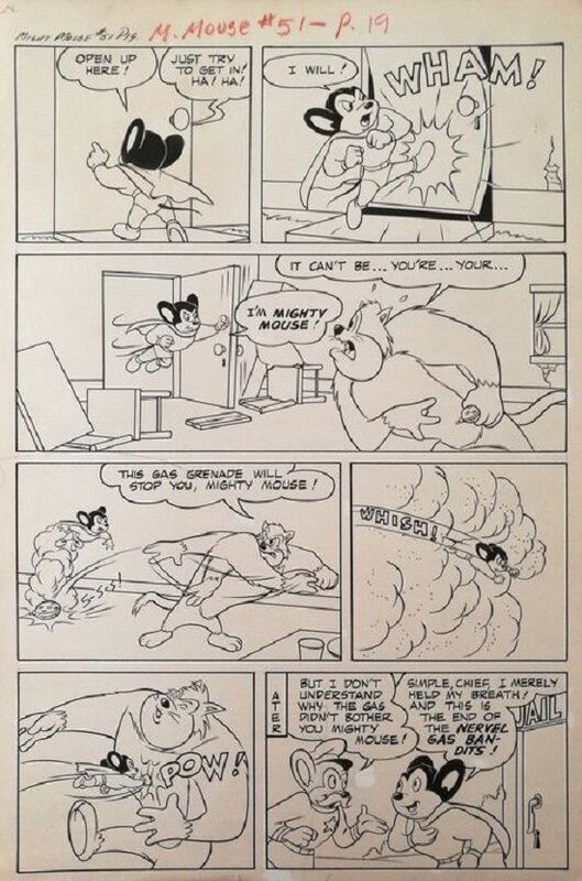 Migthy Mousse#51 by Paul Terry's - Comic Strip