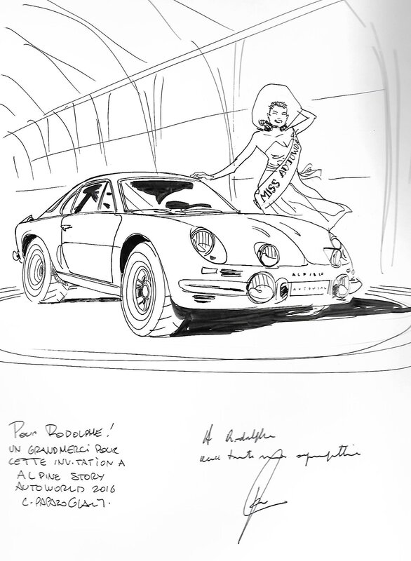 Alpine A110 by Christian Papazoglakis - Sketch