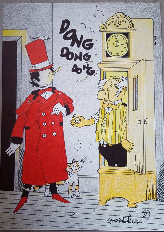 Marc Wasterlain  -  Docteur Poche - Original Illustration