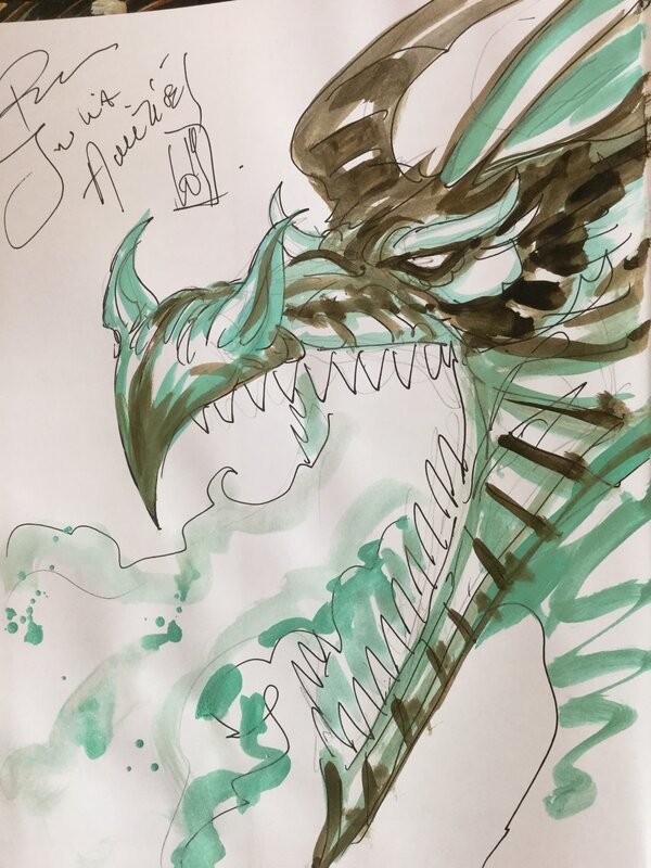 Dragon by Olivier Ledroit - Sketch