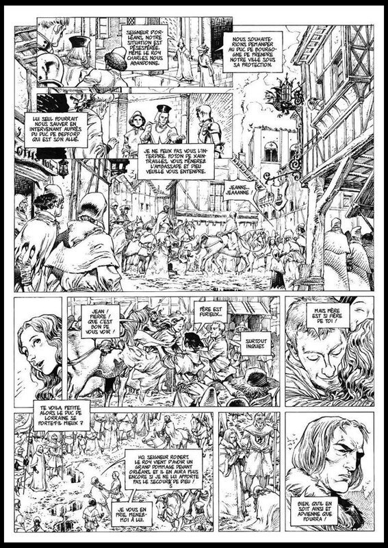 Théo, France Richemond, 2011 - Le Trône d'Argile, La Pucelle (T5): Planche 61 - Comic Strip