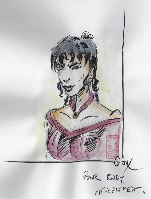Gioux - Dédicace by Thierry Gioux, Nuria Sayago - Sketch