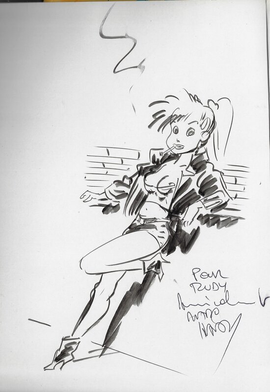 Hardy - Dédicace - Sketch