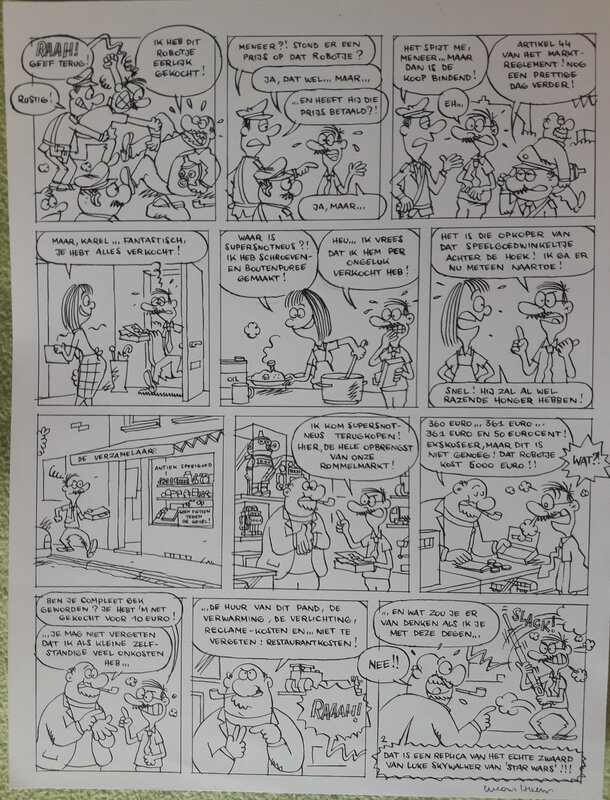 Luc Cromheecke, Roboboy De Verzamelaar - Comic Strip