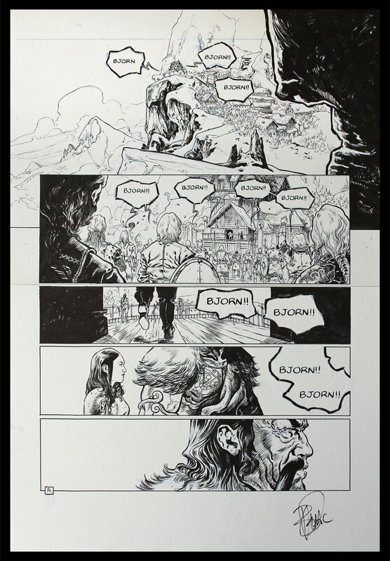 Benoit Dellac, Jérôme Le Gris, Serpent Dieu - Les Larmes d'Odin - Planche 14 - Comic Strip