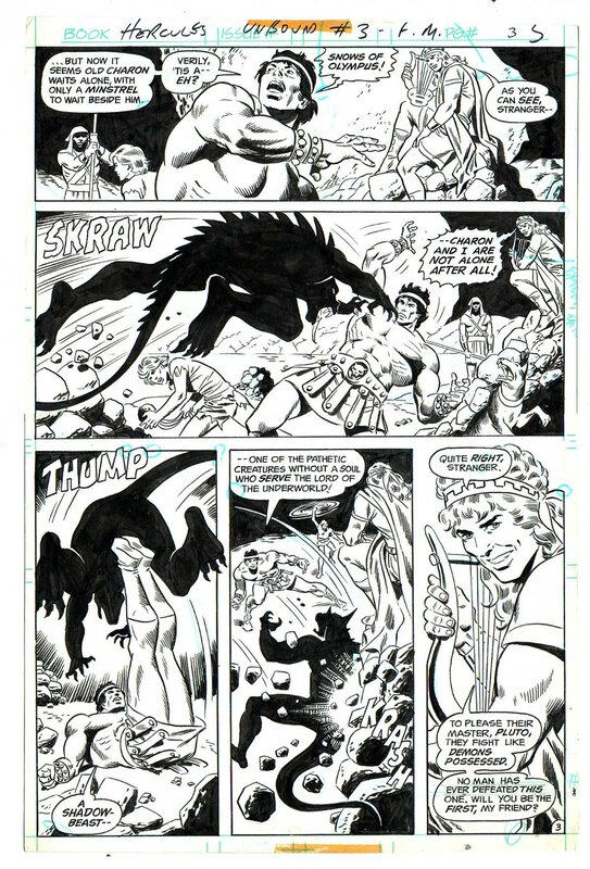 Hercules UNBOUND ! par Wally Wood, Jose-Luis Garcia Lopez - Planche originale