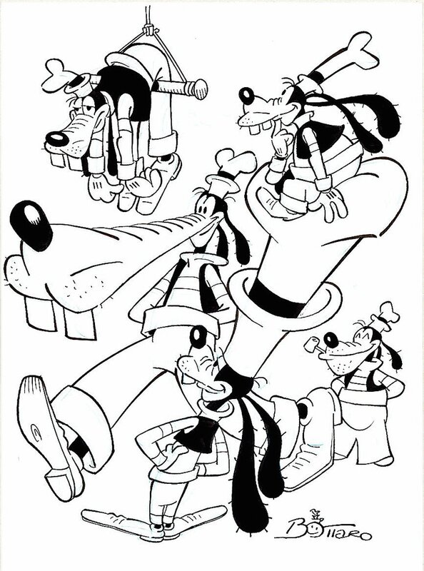 GOOFY - Specialty par Luciano Bottaro - Illustration originale