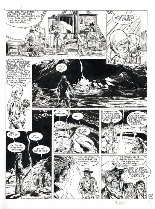 Ferry, Ian Kaledine : La nuit blanche - Comic Strip