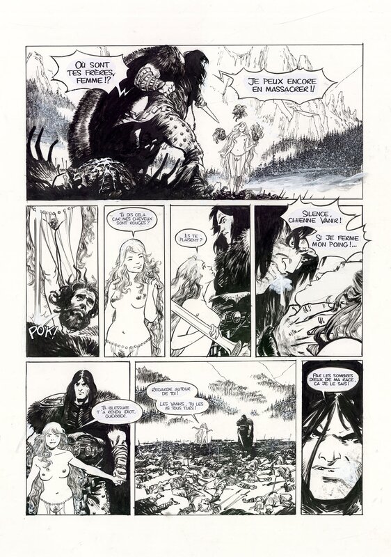 Robin Recht, Conan : La fille du géant de gel P23 - Planche originale