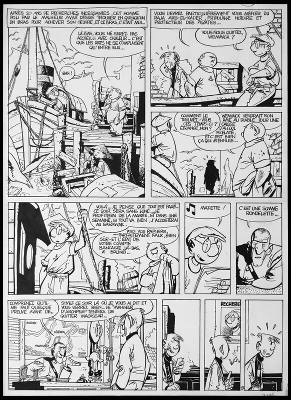 Frank Le Gall, 1986 - Le mangeur d'archipels (T2): Planche 39 - Comic Strip
