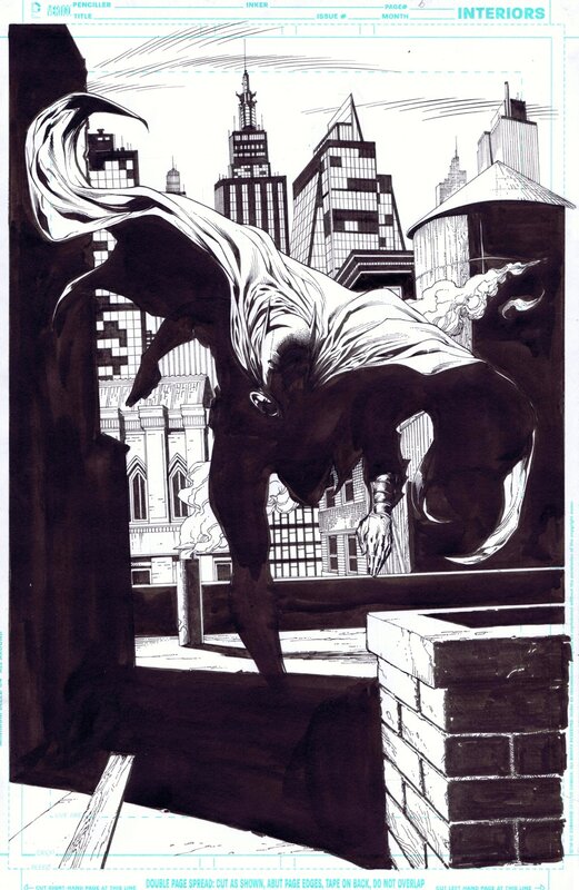 Gary Frank, Jonathan Sibal, 2015-07 Frank/Sibal: Batman Earth One Vol. 2 p6 - Planche originale