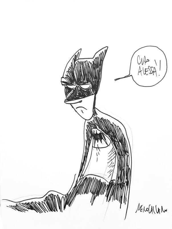 Michele Rech, Zerocalcare - Batman - Sketch