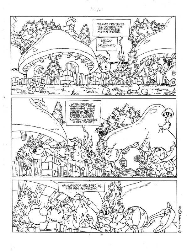 Kulfon par Krzysztof Kopeć - Planche originale