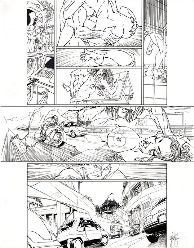 Kevin Hérault, Trantkat, Jean-David Morvan, Hk - Tome 1.2, planche 53 - Planche originale