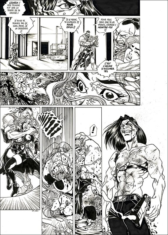 Kevin Hérault, Trantkat, Jean-David Morvan, Hk - Tome 1.4, planche 49 - Planche originale