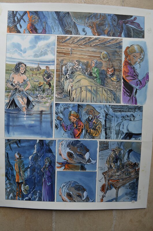 For sale - Tiburce Oger, Buffalo runner planche 33 - Comic Strip