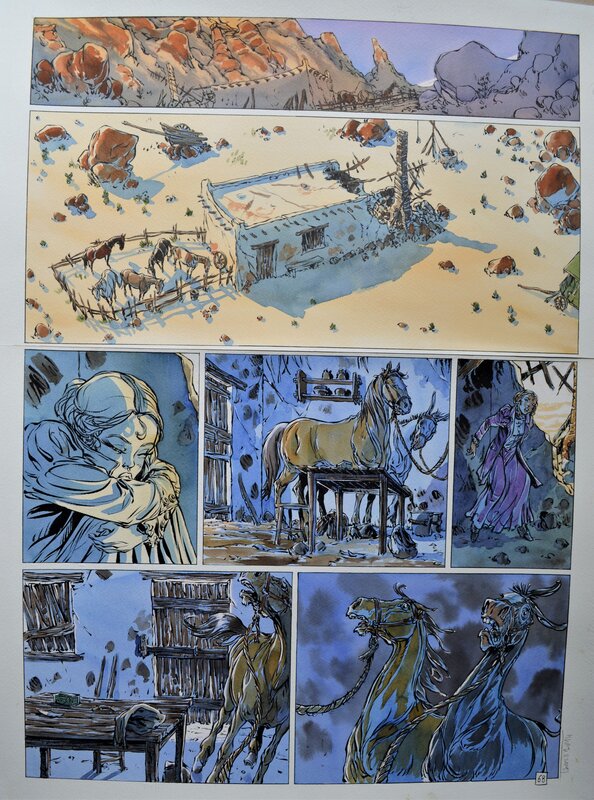 Tiburce Oger, Buffalo runner planche 68 - Comic Strip