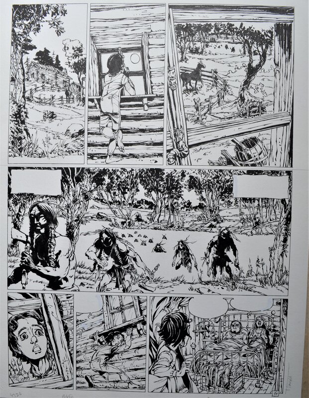 Tiburce Oger, La piste des ombres tome 1 planche 10 - Planche originale