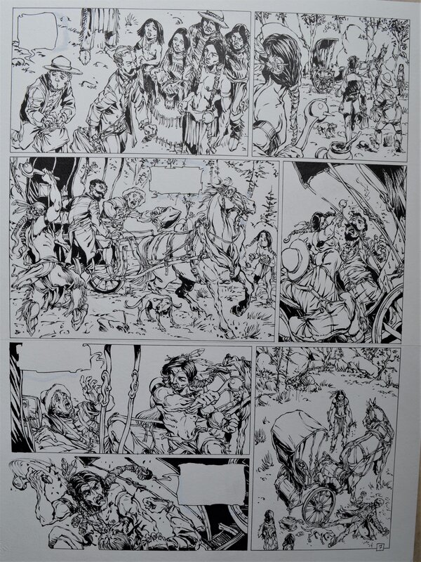 Tiburce Oger, La piste des ombres tome 1 planche 7 - Comic Strip