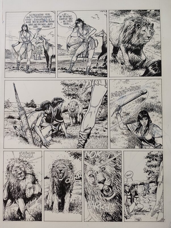 Jugurtha 9 par Franz, Jean-Luc Vernal - Planche originale