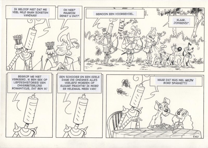 Frodo De Decker, De Ridder - Bekende honden - Comic Strip
