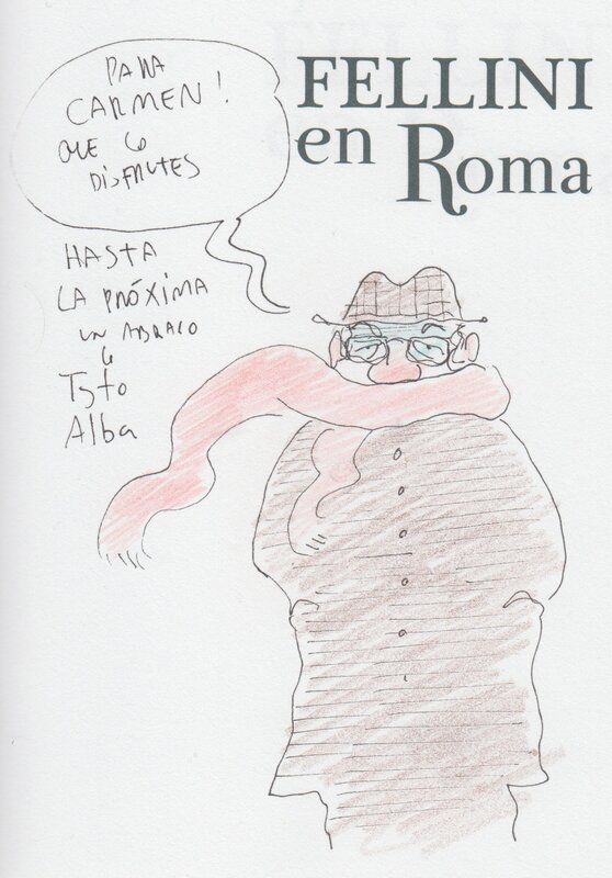 Fellini à Rome par Tyto Alba - Dédicace