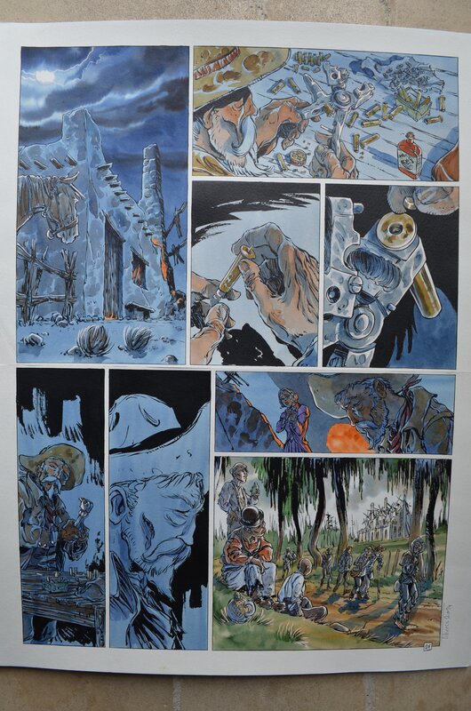 For sale - Tiburce Oger, Buffalo runner planche 26 - Comic Strip