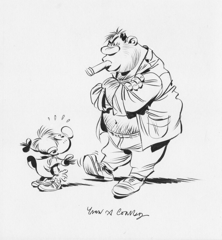 Tim et Mac by Didier Conrad - Original Illustration