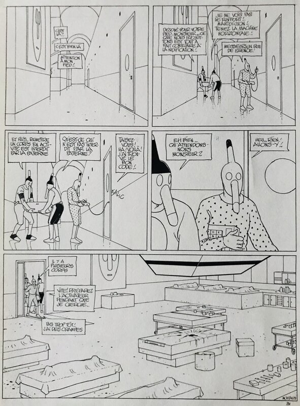 Moebius, Le Monde d’ Edena / La Déesse - Planche originale