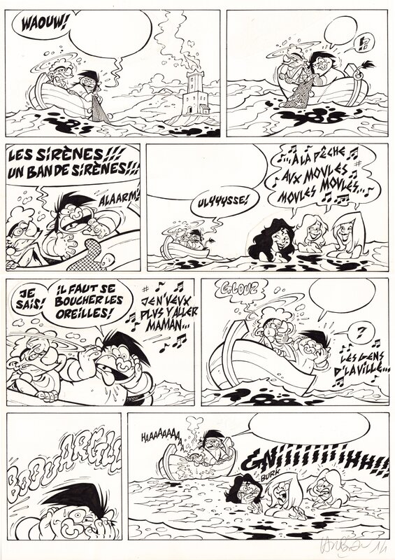 Les p'tits Mythos by Philippe Larbier - Comic Strip