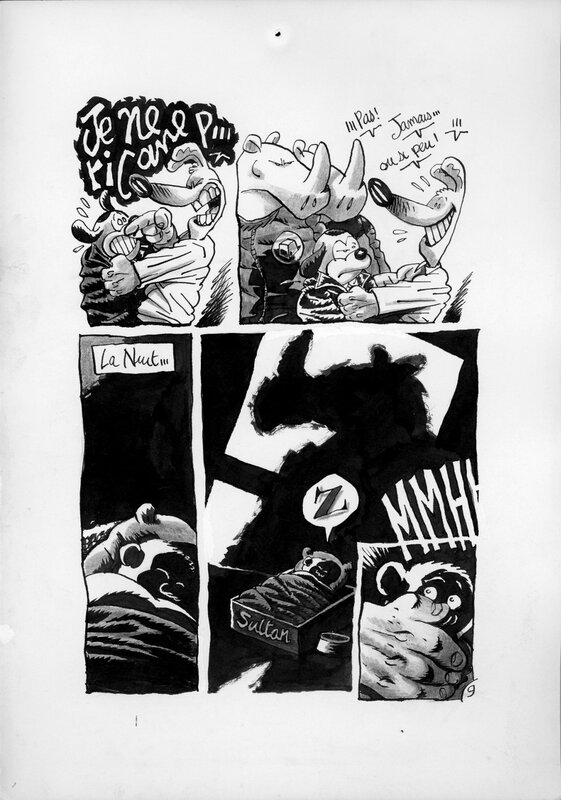 For sale - Manu Larcenet - Chacalo Page 9 - Comic Strip