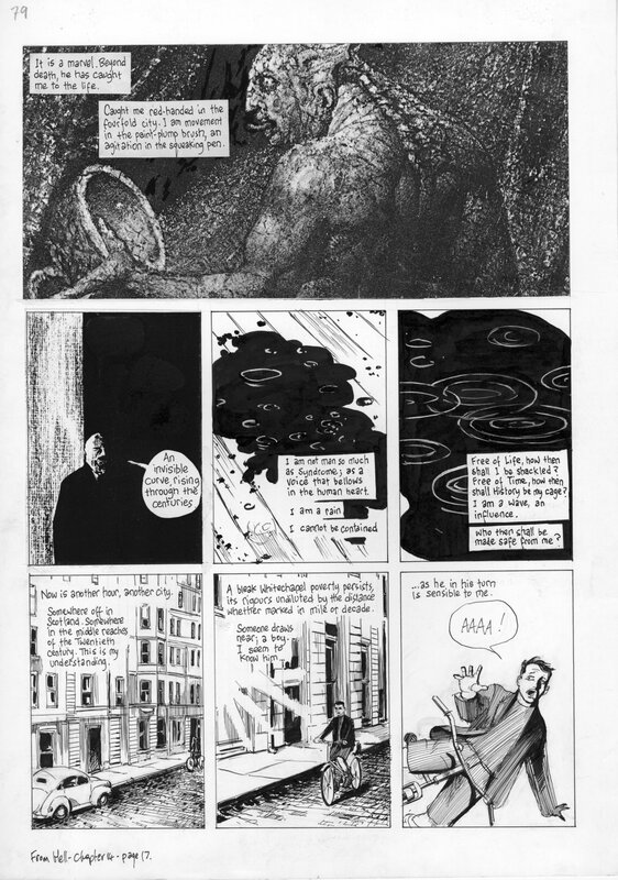 From Hell page by Eddie Campbell, Alan Moore - Comic Strip