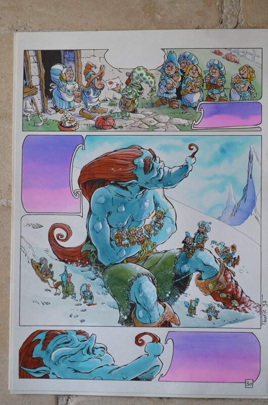 Tiburce Oger, Denis-Pierre Filippi, Orull tome 1 planche 30 - Planche originale