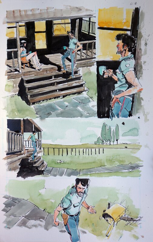 Tyler Jenkins, Hilary Jenkins, Matt Kindt, Grass Kings - T1 - Chap. 6 - pl 11 - Planche originale