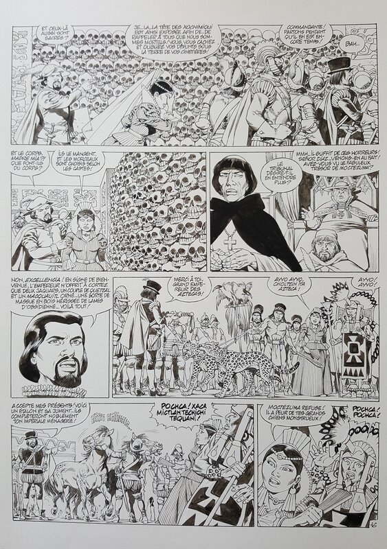Jean-Yves Mitton, Quetzalcoatl tome 7 planche 16 - Comic Strip